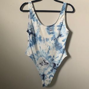 Boohoo one-piece swim suit.
